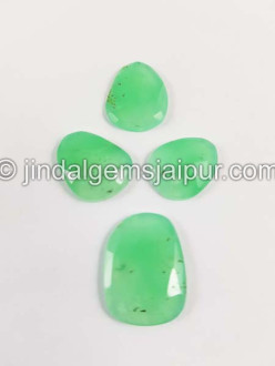 Chrysoprase Rose Cut Slices